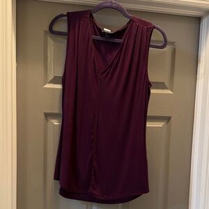 41 Hawthorn Deep Purple Sleeveless Blouse
